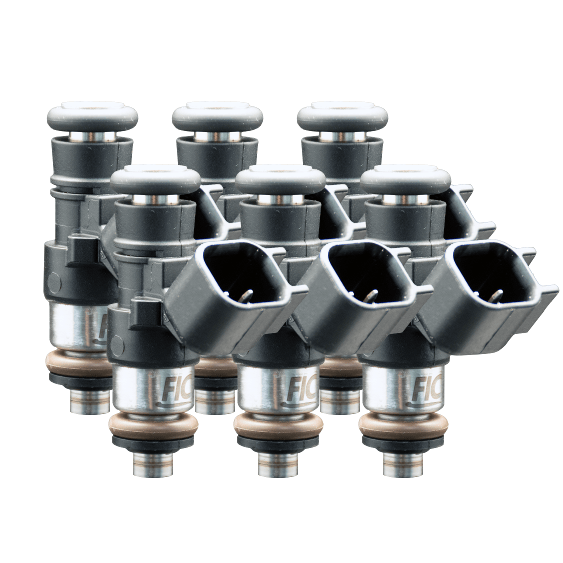 Kies-Motorsports Fuel Injector Clinic Six Cylinder 1000cc SHORT Custom Injector Set (isc-1000h-short-6)