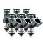 Kies-Motorsports Fuel Injector Clinic Six Cylinder 1000cc SHORT Custom Injector Set (isc-1000h-short-6)
