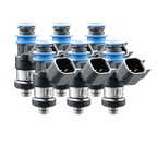 Kies-Motorsports Fuel Injector Clinic Six Cylinder 1000cc SHORT Custom Injector Set (isc-1000h-short-6)