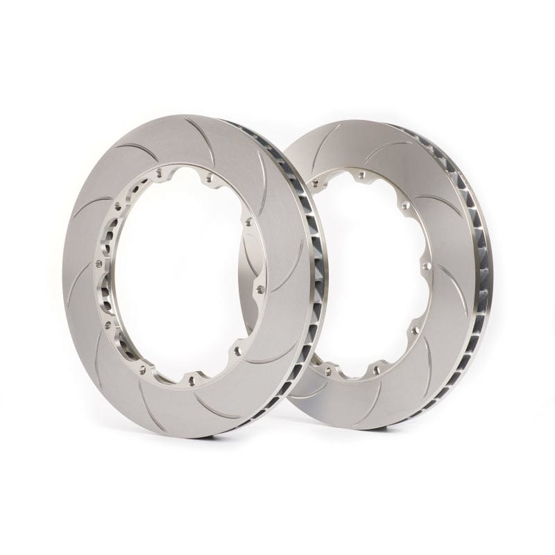 Kies-Motorsports GiroDisc GiroDisc 14-20 BMW M2/M3/M4 (F8X w/Blue Calipers) 380mm Slotted Rear Rings Main image