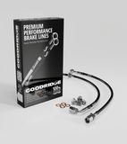 Kies-Motorsports Goodridge Goodridge 02-17 Toyota Camry Stainless Steel Front Brake Lines