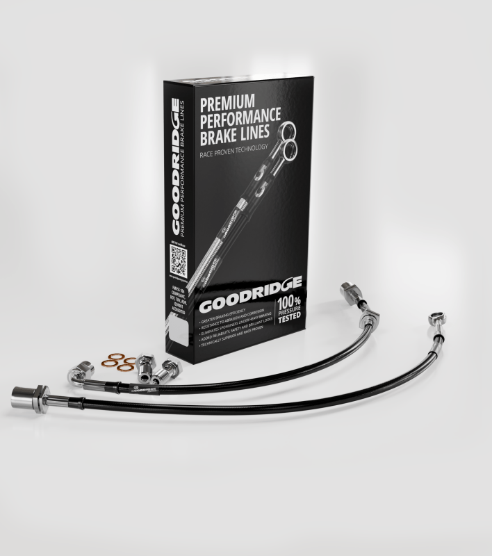 Kies-Motorsports Goodridge Goodridge 02-17 Toyota Camry Stainless Steel Front Brake Lines