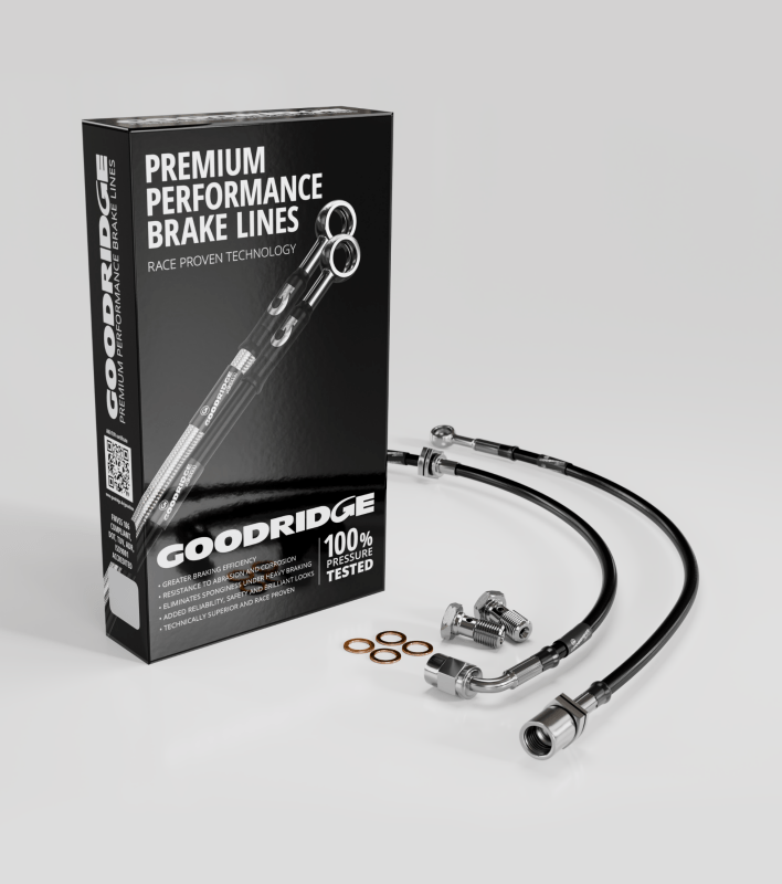 Kies-Motorsports Goodridge Goodridge 90-01 Subaru Legacy Stainless Steel Front Brake Lines