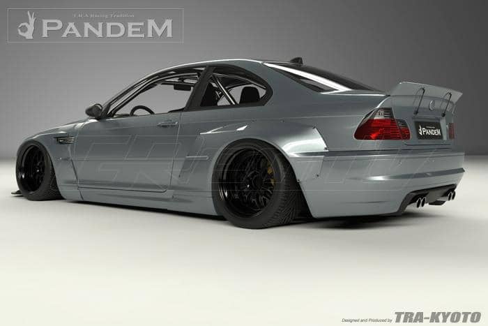 GReddy 99-06 BMW E46 Coupe Pandem Wide Body Front Fenders (SPECIAL ORDER) Secondary image