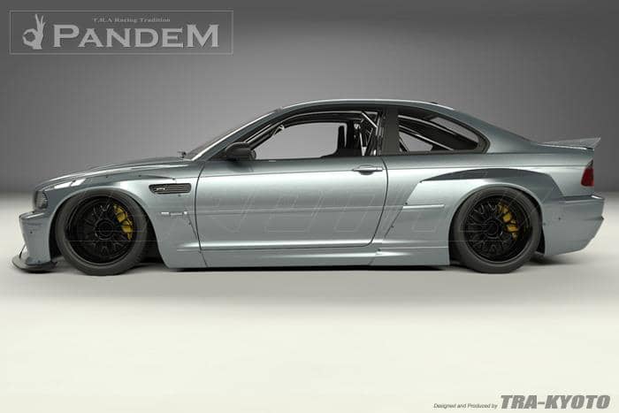 Kies-Motorsports GReddy GReddy 99-06 BMW E46 Coupe Pandem Wide Body Rear Fenders (SPECIAL ORDER)