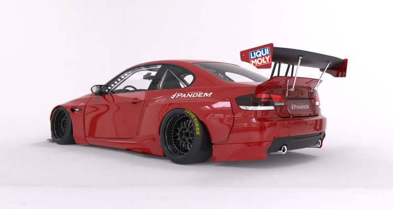 Kies-Motorsports GReddy GReddy Pandem 07-13 BMW M3 (E92) Full Rocket Bunny Wide-Body Aero Kit w/ Ducktail Wing