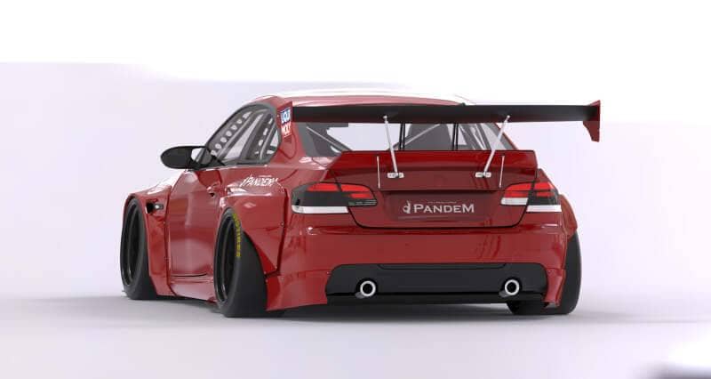 Kies-Motorsports GReddy GReddy Pandem 07-13 BMW M3 (E92) Full Rocket Bunny Wide-Body Aero Kit w/ Ducktail Wing