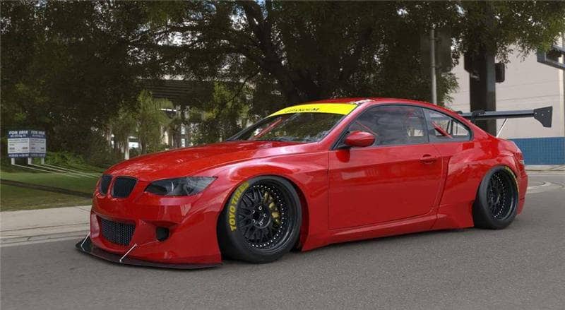 Kies-Motorsports GReddy GReddy Pandem 07-13 BMW M3 (E92) Full Rocket Bunny Wide-Body Aero Kit w/ Ducktail Wing