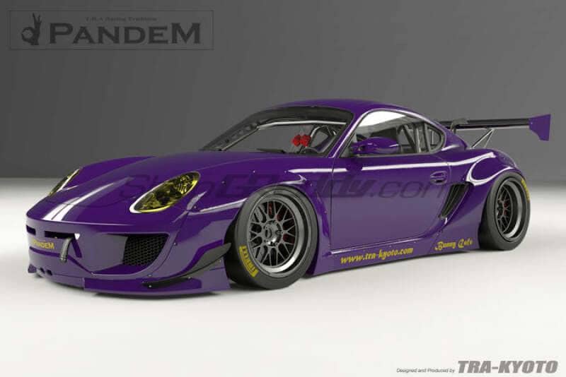 Kies-Motorsports GReddy GReddy Pandem RB 09-12 Porsche Cayman Complete Wide Body Aero Kit WITH WING (Special Order) Main image