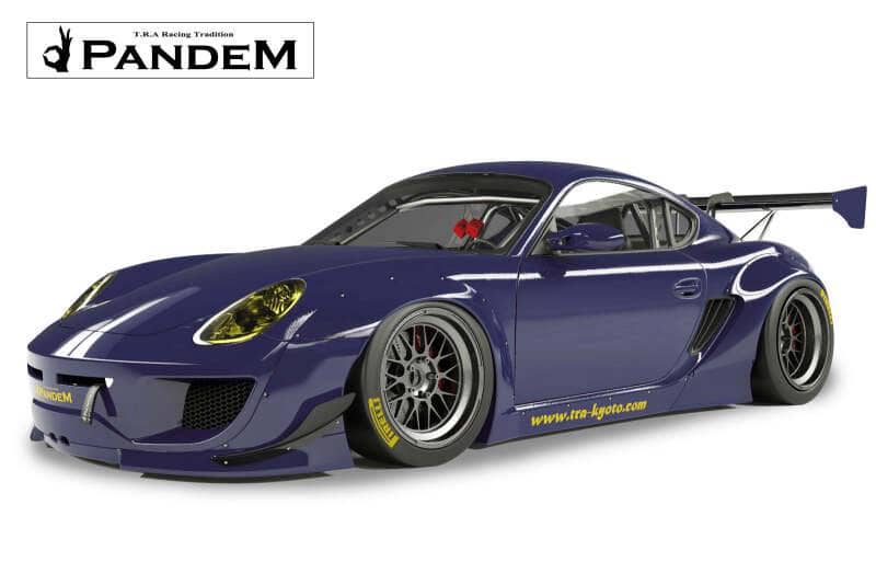 GReddy Pandem RB 09-12 Porsche Cayman Complete Wide Body Kit w/o Wing Secondary image