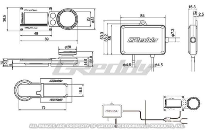 Kies-Motorsports GReddy GReddy PRofec Electronic Boost Controller - Amber OLED
