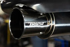 Kies-Motorsports GReddy GReddy Titanium Trust PE-TR Tip L 110MM x 115MM - Titanium Burnt Finish