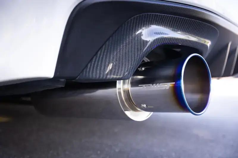 Kies-Motorsports GReddy GReddy Titanium Trust PE-TR Tip L 110MM x 115MM - Titanium Burnt Finish