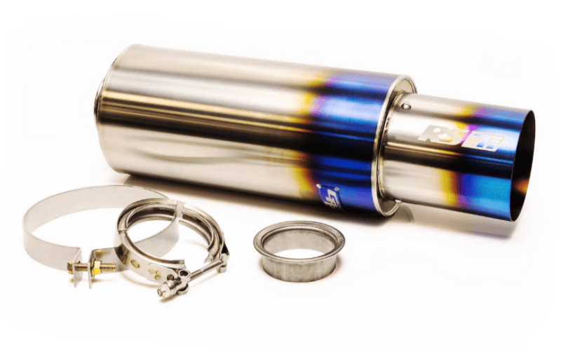 Kies-Motorsports GReddy GReddy Universal 2.5in 3-Bolt Tip Revolution Ti Mufller Main image