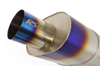 Kies-Motorsports GReddy GReddy - Universal Titanium Oval Muffler 2.5in ID Muffler Inlet