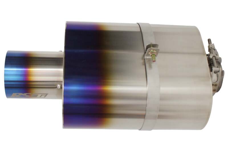 Kies-Motorsports GReddy GReddy - Universal Titanium Oval Muffler 2.5in ID Muffler Inlet