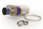 Kies-Motorsports GReddy GReddy - Universal Titanium Oval Muffler 2.5in ID Muffler Inlet