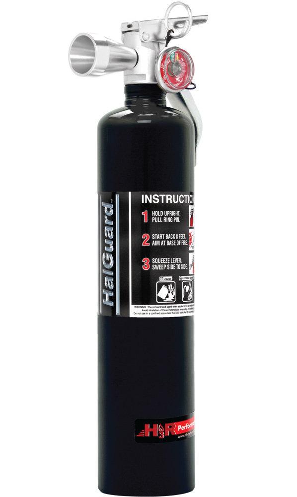 Kies-Motorsports H3R Performance (UNAVAILABLE) HALGUARD Clean Agent Car Fire Extinguisher 2.5 lb Black