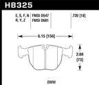Kies-Motorsports Hawk Performance Hawk 01-03 BMW 530I 3.0L / 97-03 BMW 540I 4.4L / 96-01 740I 4.4L / 00-03 M5 5.0L / 01-06 M5 3.0L/4.4