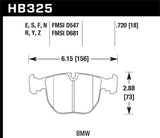 Kies-Motorsports Hawk Performance Hawk 01-03 BMW 530I 3.0L / 97-03 BMW 540I 4.4L / 96-01 740I 4.4L / 00-03 M5 5.0L / 01-06 M5 3.0L/4.4