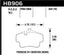 Kies-Motorsports Hawk Performance Hawk 02-10 Porsche 911 HPS 5.0 Rear Brake Pads