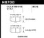Kies-Motorsports Hawk Performance Hawk 06-07 Subaru Impreza WRX Front ER-1 Brake Pads