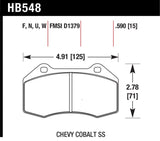 Kies-Motorsports Hawk Performance Hawk 15-19 Alfa Romeo 4C 1.7L Base OE Incl.Pad Wear Sensor Front ER-1 Brake Pads