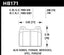 Kies-Motorsports Hawk Performance Hawk 1987 Volkswagen Scirocco 1.8L Base Front ER-1 Brake Pads