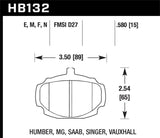 Kies-Motorsports Hawk Performance Hawk 62-81 MG MGB Front ER-1 Brake Pads