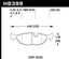 Kies-Motorsports Hawk Performance Hawk 84-4/91 BMW 325 (E30)Blue 9012 Rear Race Pads (NOT FOR STREET USE)