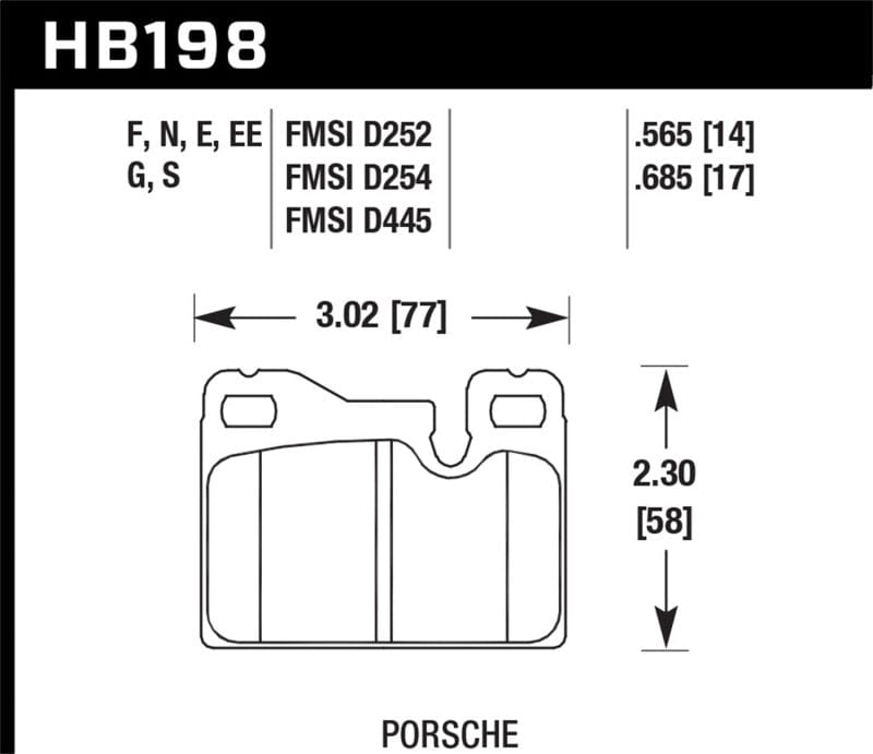 Kies-Motorsports Hawk Performance Hawk 87-89 Porsche 924 2.5L S Rear ER-1 Brake Pads