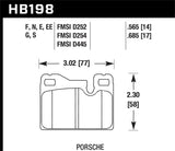 Kies-Motorsports Hawk Performance Hawk 87-89 Porsche 924 2.5L S Rear ER-1 Brake Pads