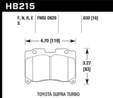 Kies-Motorsports Hawk Performance Hawk 93-98 Toyota Supra TT HPS 5.0 Street Front Brake Pads