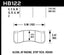 Kies-Motorsports Hawk Performance Hawk Alcon/AP Racing, StopTech Roush ER-1 Brake Pad Set