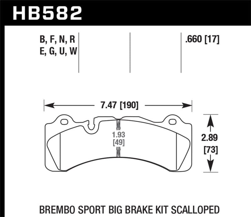 Kies-Motorsports Hawk Performance Hawk Brembo Caliper Family M Blue 9012 Race Brake Pads