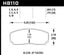 Kies-Motorsports Hawk Performance Hawk DTC-80 AP Racing 17mm Race Brake Pads