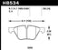 Kies-Motorsports Hawk Performance Hawk HP+ Street Brake Pads