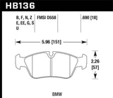 Kies-Motorsports Hawk Performance Hawk HPS Street Brake Pads
