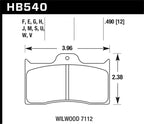 Kies-Motorsports Hawk Performance Hawk HPS Street Brake Pads