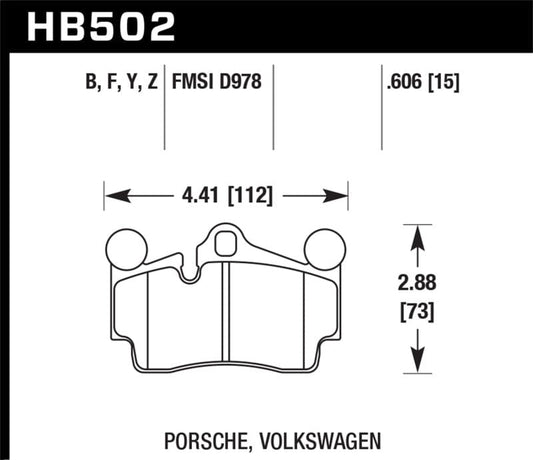 Kies-Motorsports Hawk Performance Hawk LTS Street Brake Pads