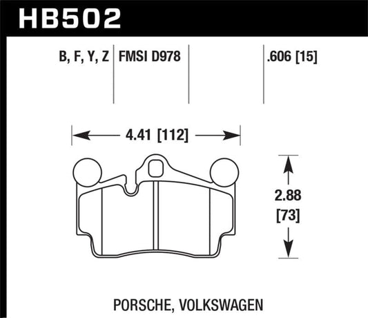 Kies-Motorsports Hawk Performance Hawk LTS Street Brake Pads
