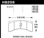 Kies-Motorsports Hawk Performance Hawk NASCAR DTC-60 Brake Pads - Front