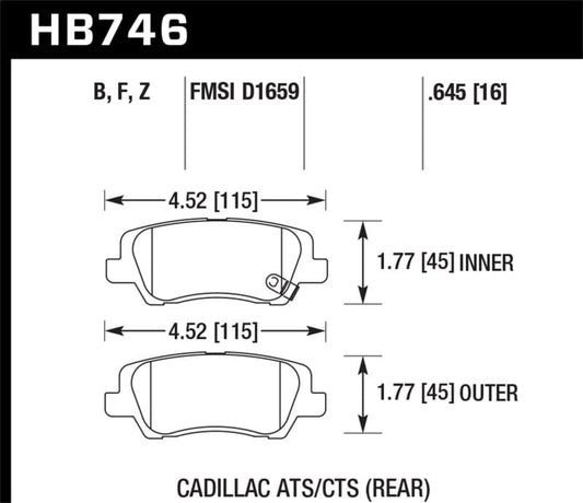 Kies-Motorsports Hawk Performance Hawk Performance Ceramic Street Brake Pads
