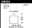 Kies-Motorsports Hawk Performance Hawk Sierra/Outlaw/Wilwood HPS Street Brake Pads
