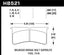 Kies-Motorsports Hawk Performance Hawk Willwood BB SL 7420 DTC-60 Race Brake Pads