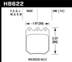 Kies-Motorsports Hawk Performance Hawk Wilwood DLS 6812 DTC-30 Brake Pads