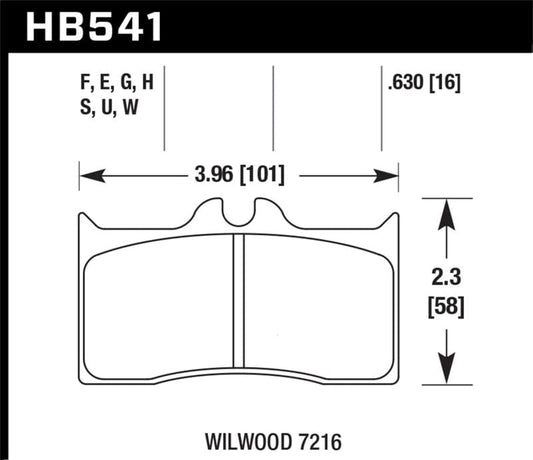 Kies-Motorsports Hawk Performance Hawk Wilwood DTC-70 Brake Pads