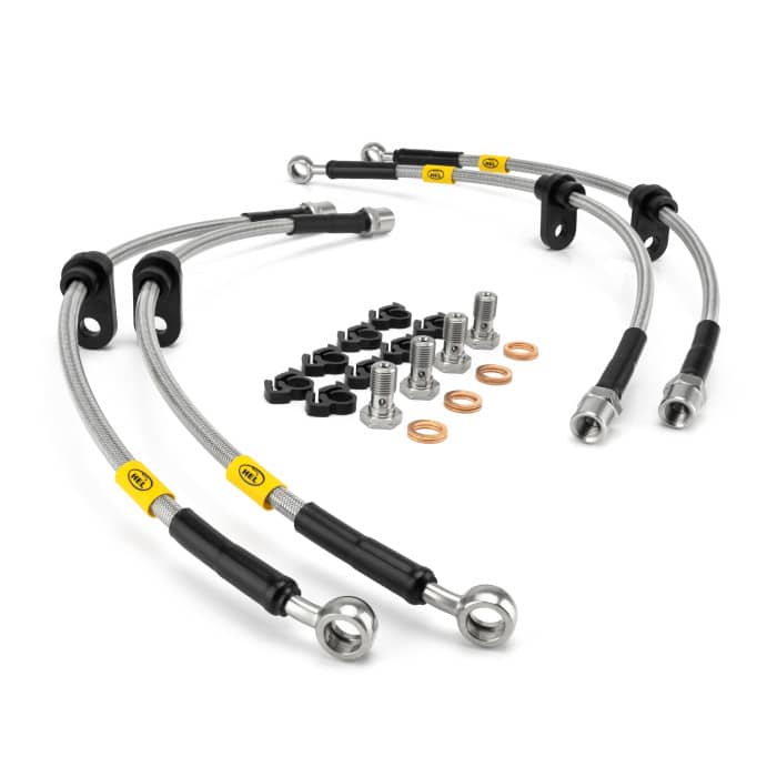 Kies-Motorsports Hel BMW 3 Series G80 M3 2021- Brake Lines HEL Stainless Steel Braided