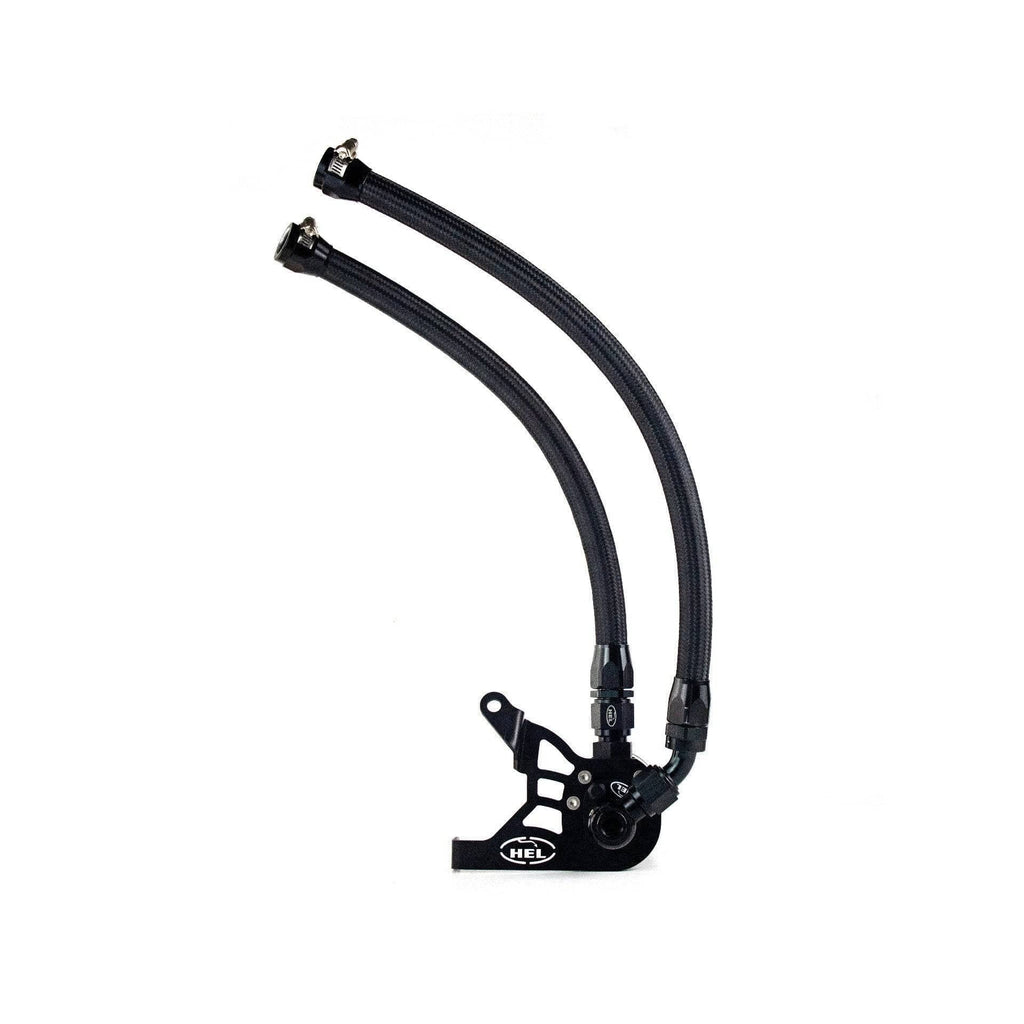 Kies-Motorsports HEL Performance USA B2B HEL Direct Fit Dual Oil Catch Can Kit for Ford Focus MK3 RS (2016-17)