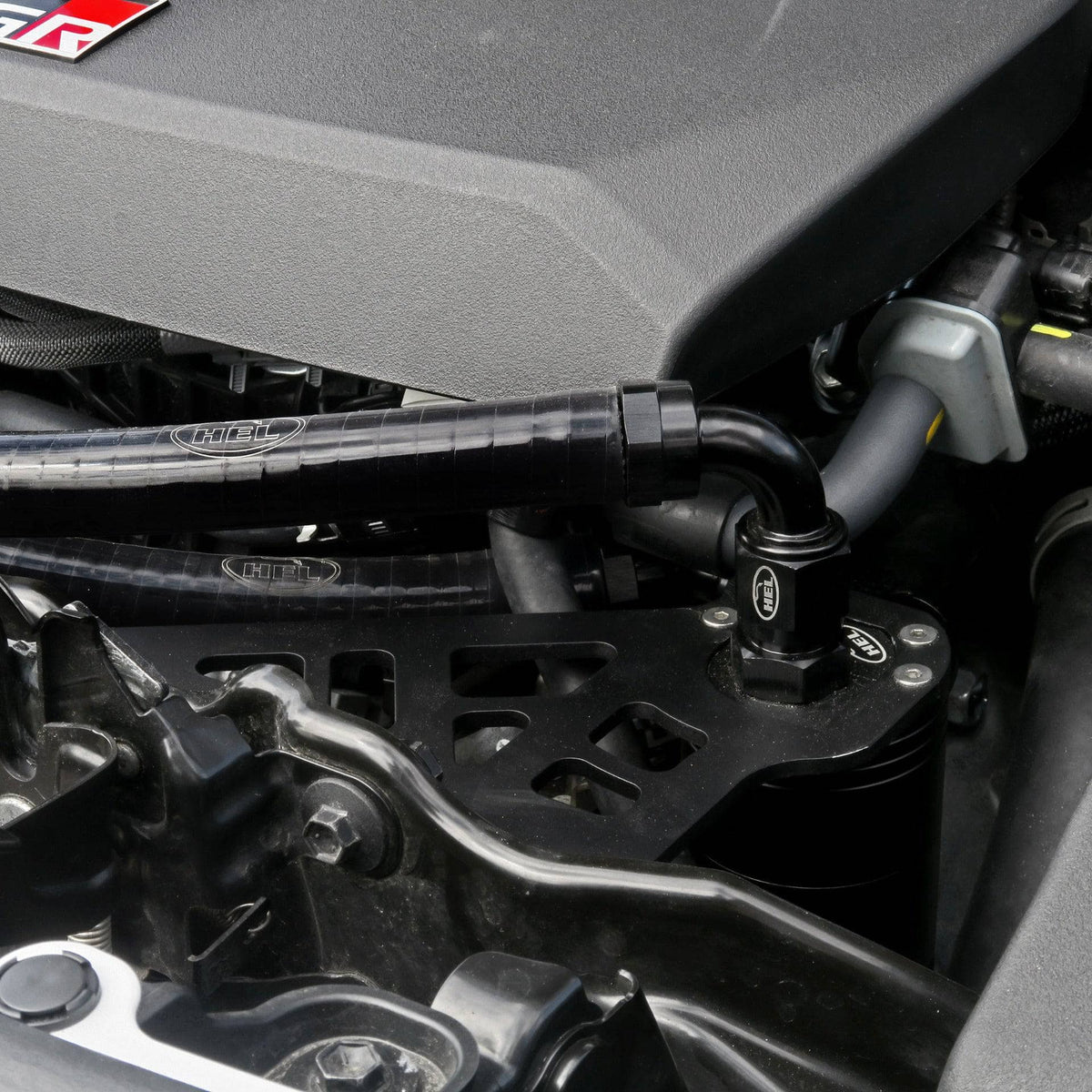 Kies-Motorsports HEL Performance USA B2B HEL Direct Fit Oil Catch Can Kit for Toyota GR Yaris (2020-)